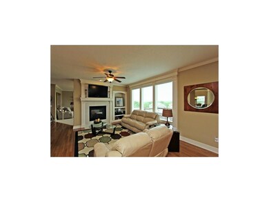 Hearth Rm opens to kitchen