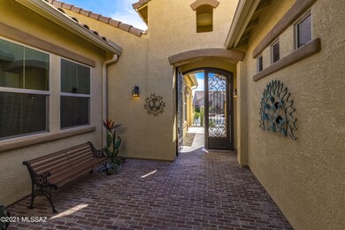 Gated Front Courtyard