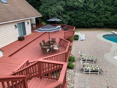 Huge deck freshly painted