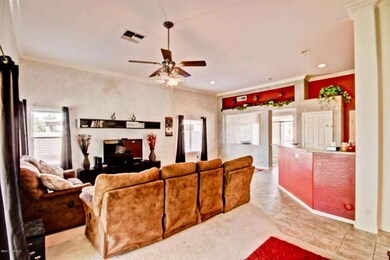 Great room and kitchen
