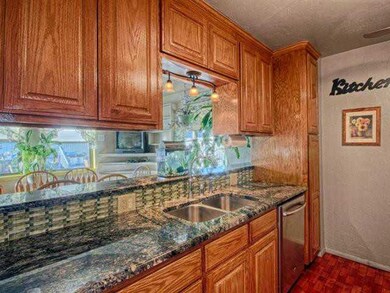 Kitchen. Pass through to large dining area