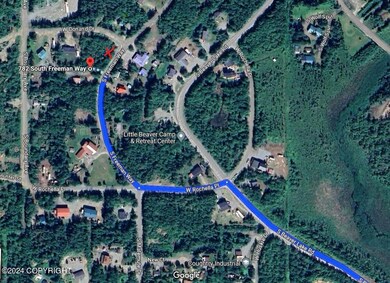aerial of directions to lot