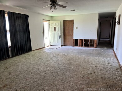 Living room and front entrance