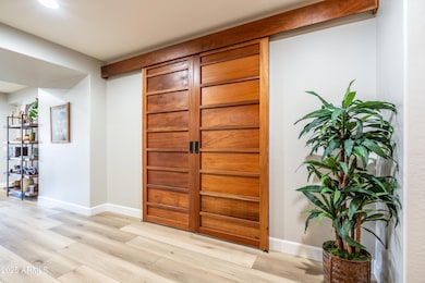 4 bonus room with custom barn door