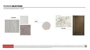 Paint, counter, cabinet finishes