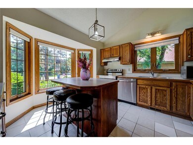 Fantastic kitchen with center island with bar seat