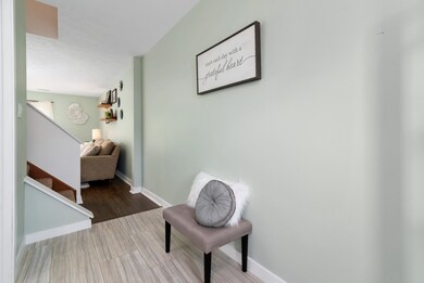 Bright and welcoming entry.