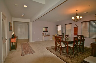 Entry Hall to Den & Dining