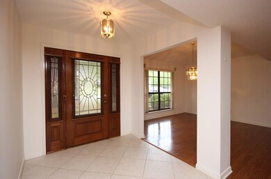 Foyer and dining room