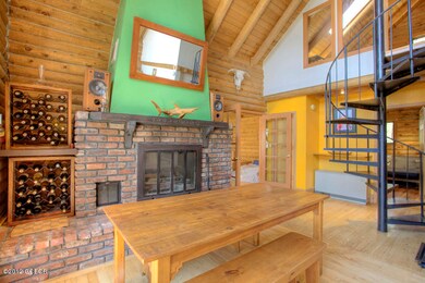 dining room / fireplace