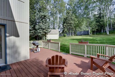 Deck and Backyard