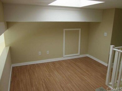 Upper unit loft with the attic storage
