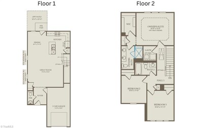 Floor Plan Level 1 and 2