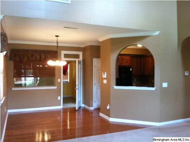 Looking from Family Room into Dining area and Kitc