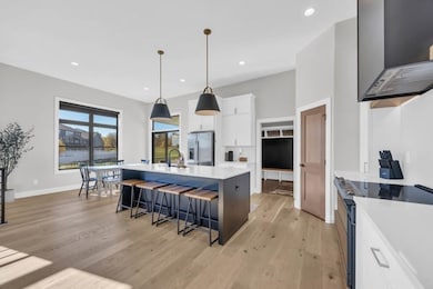 living room to kitchen