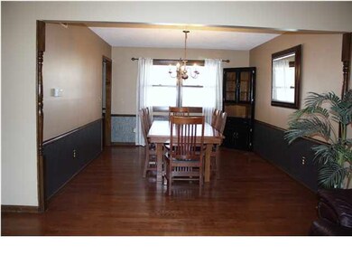 Formal Dining with hardwood floors