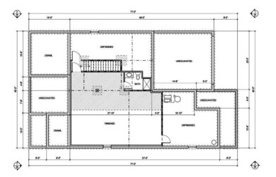 154 - Finished Full basement