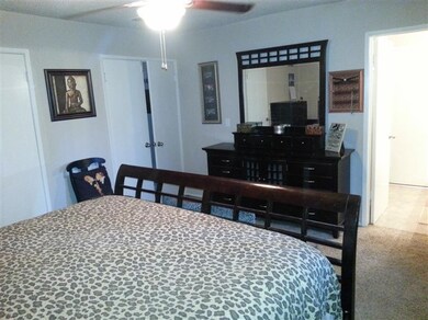 The Master bedroom is spacious