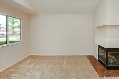 Living Room With Fireplace