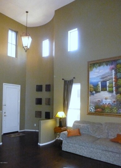 Circular Entrance to Living Room