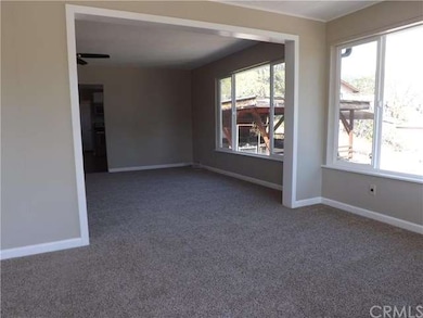Extra large foyer opens to family room.