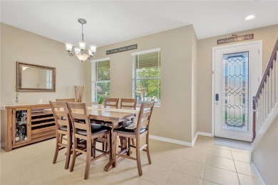 Formal dining room/flex room.