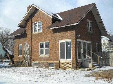 Corner lot with a two car garage on Floyd Street