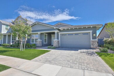 Stone accented front