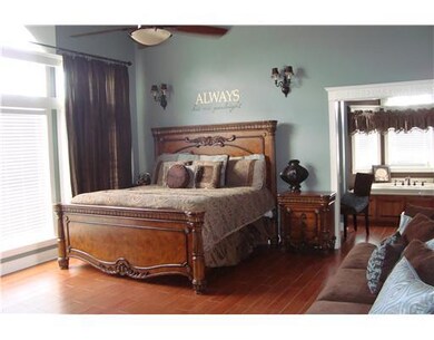 Master Bedroom. Master bedroom features 16-foot tr