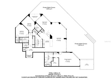 Floor Plan with over 4,066 Total Square Feet
