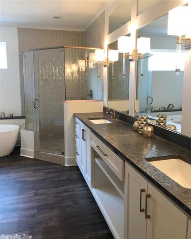 Leathered/Polished Black Granite + 12ft Vanity