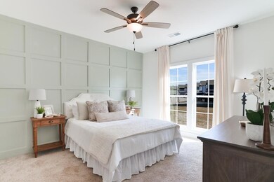 Example of a completed and furnished Primary Bedro