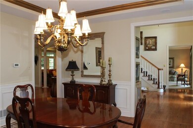 Dining room  banquet sized for those formal holida