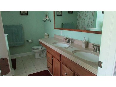 Master Bath/Spa. Cultured marble double bowl  sink