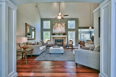 Vaulted Living Room Ceiling