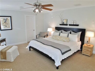 Master Bedroom - The master suite has a huge walk 