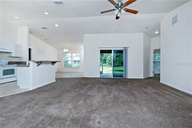 Greatroom open to kitchen and dining areas