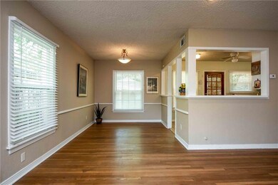 Eat in kitchen with dining room as well.