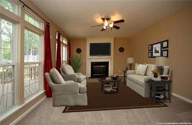 Your new great room features floor-to-ceiling wind