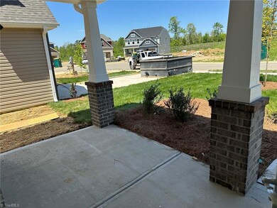 Deep covered porch