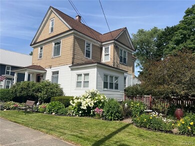 front view with beautiful landscaping