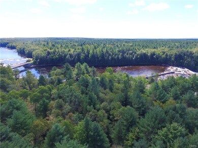 Beautiful Adirondacks. Aerial over the right side.