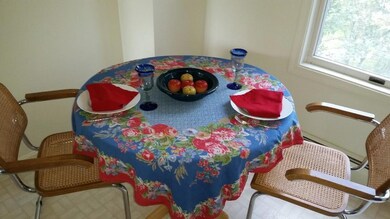 Eat in kitchen filled with sunlight