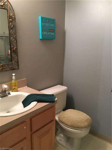 first floor half bath