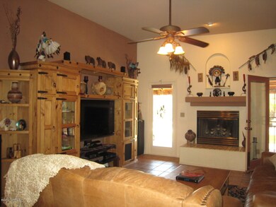 Family Room and Fireplace