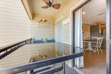 Porch expands living area.