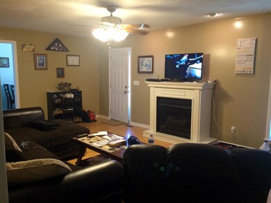 Great view of the LR and fireplace
