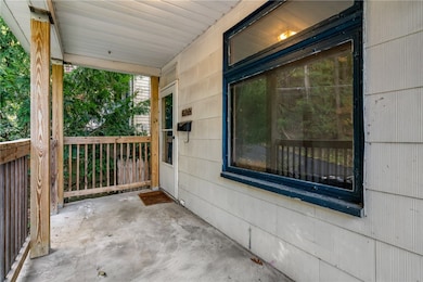 Inviting front porch