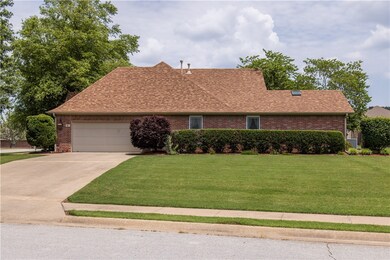 Side of home, 2 car garage
