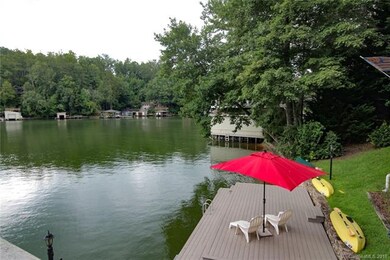 Serene setting on a wide water cove.